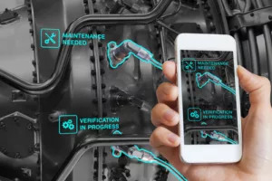 Augmented Reality technology maintenance and service of mechanical parts