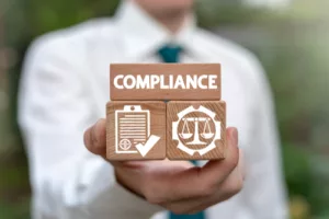 Compliance Standard Regulation Balance Business concept